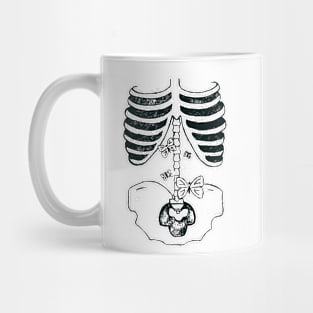 Skeleton and butterflies Mug